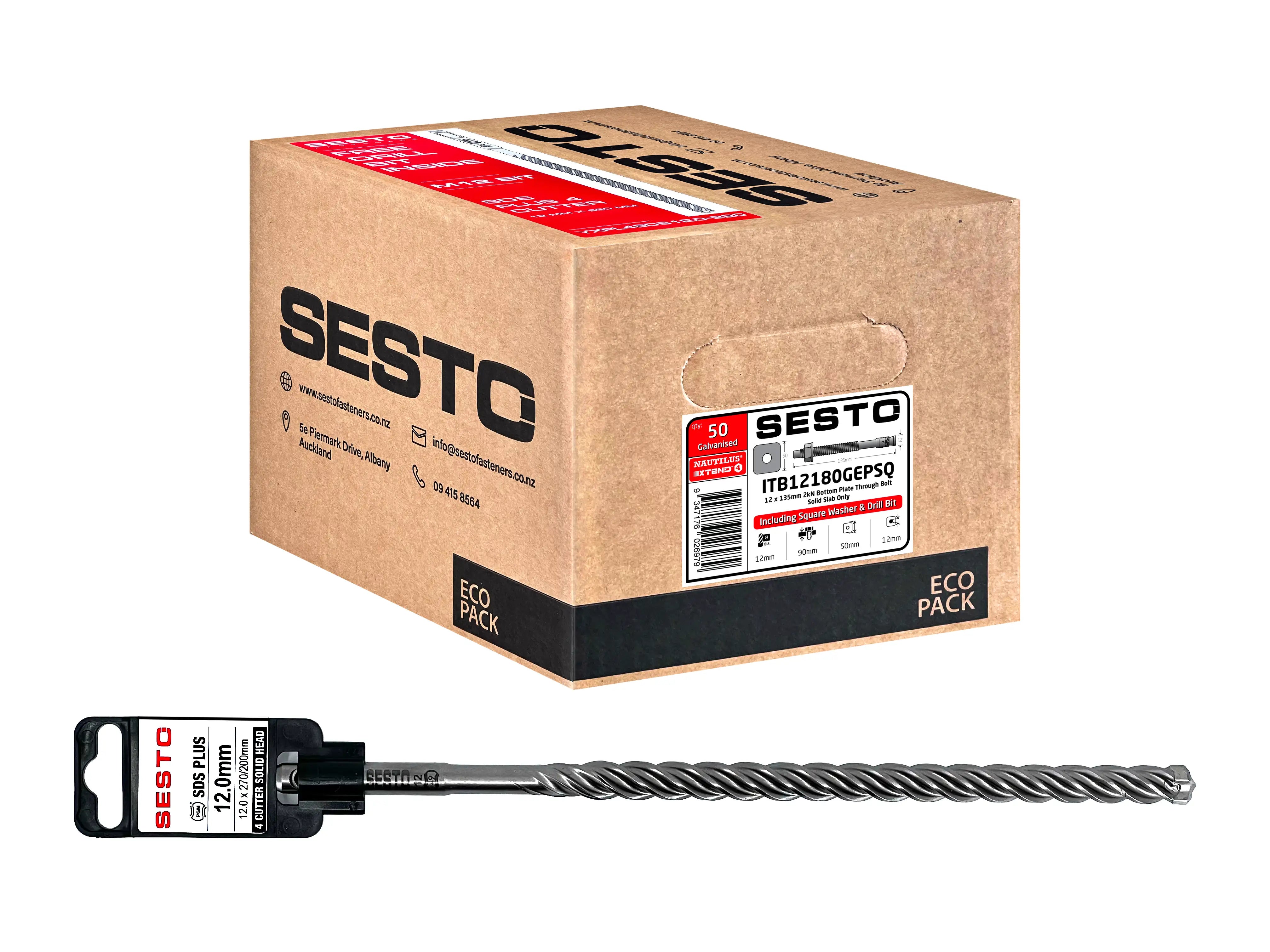 贯穿螺栓锚栓(散装和环保包装)