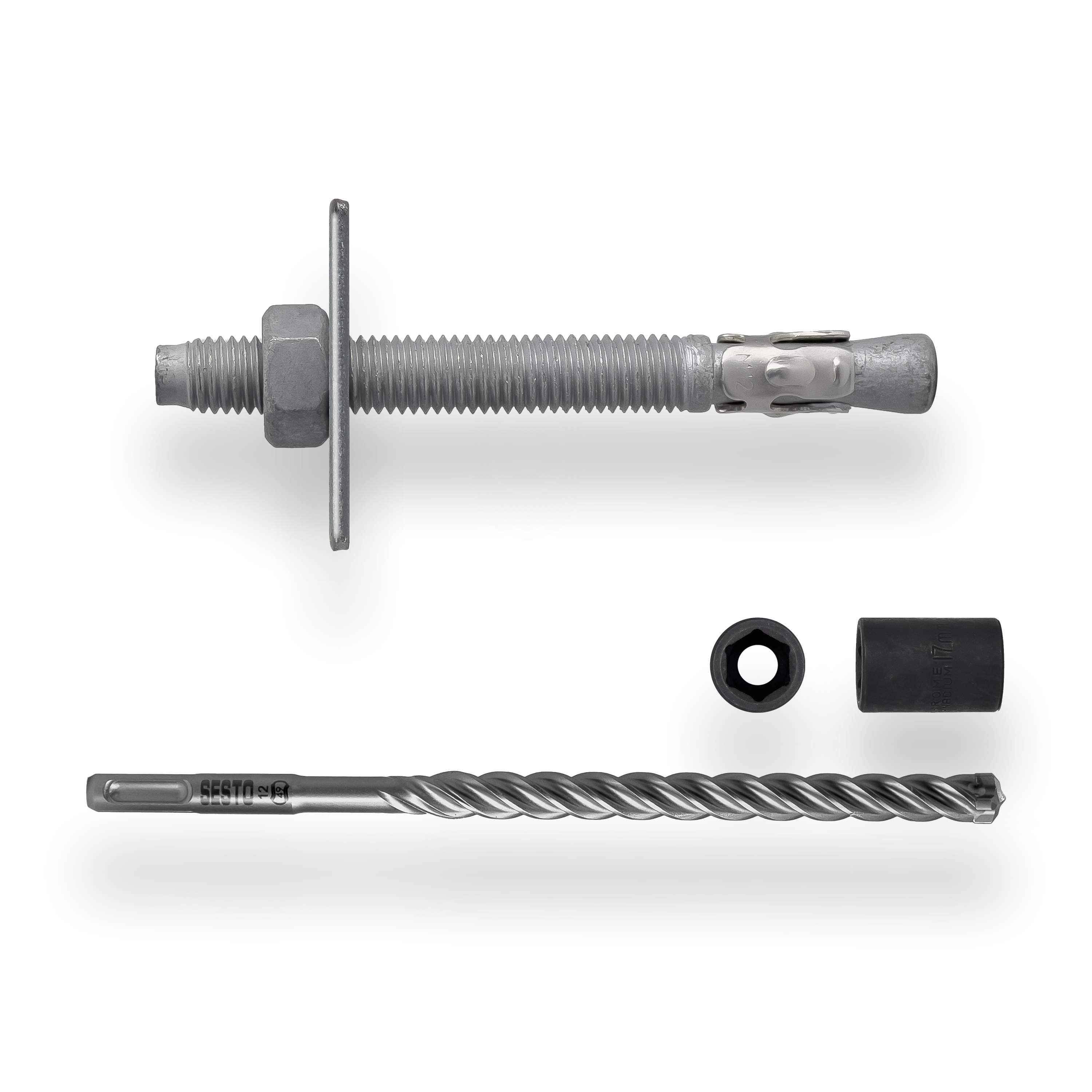 贯穿螺栓锚栓(散装和环保包装)