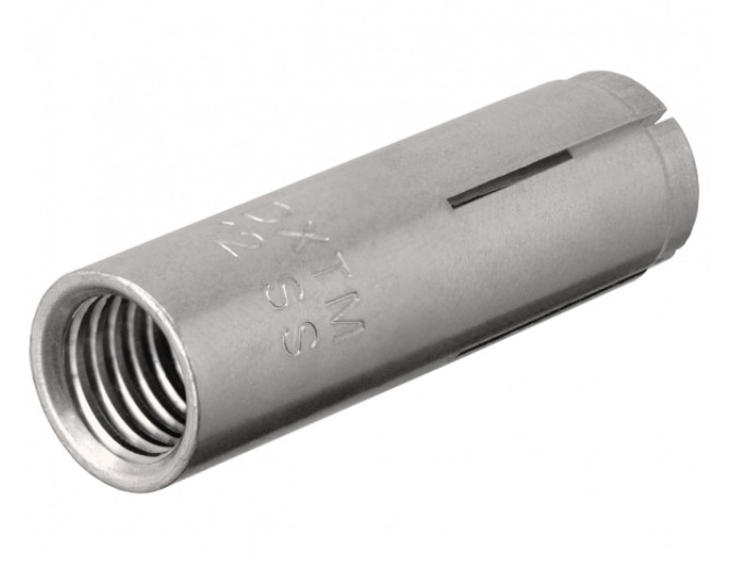 XTM Drop In Anchor angled image, showing internal thread.