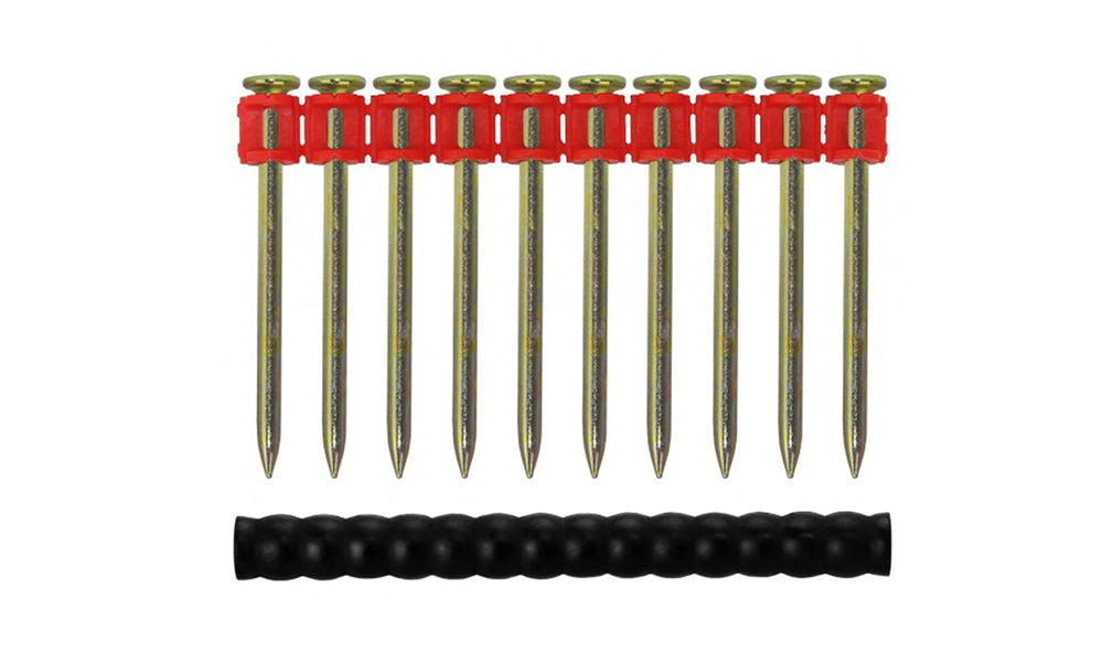 PX9C75MRS collated drive pin with rubber spring side image.