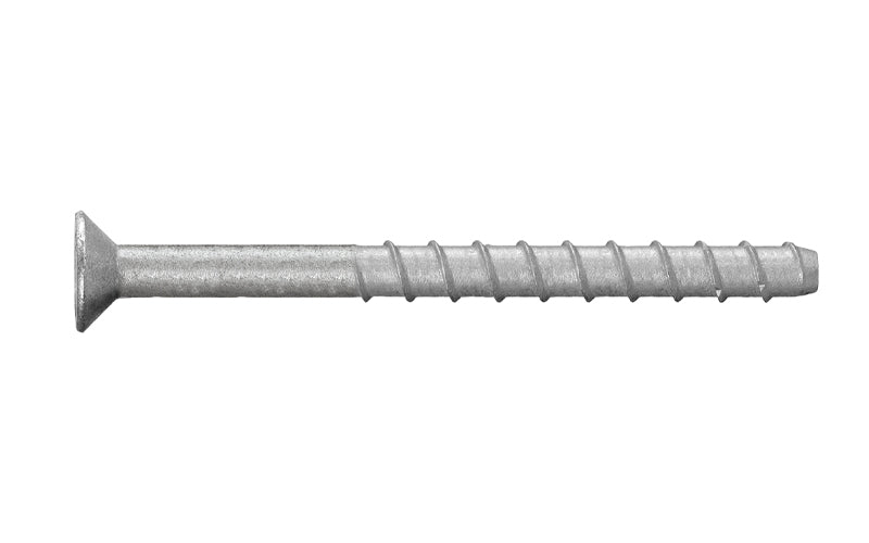 SXTM Sesto Fasteners concrete screw bolt side profile image. 