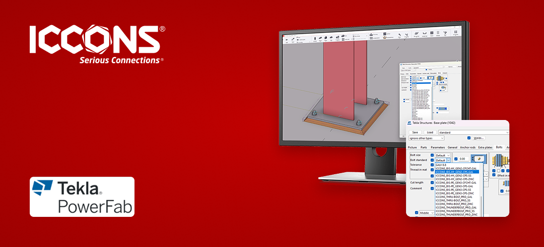 ICCONS Products Are Now Available in Tekla Warehouse