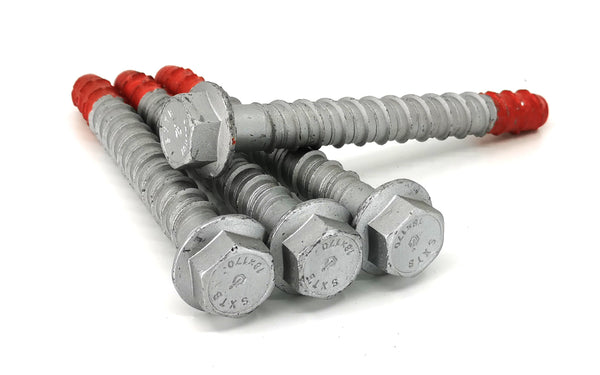 Sesto Fasteners ICCONS Hex Head Screwbolts arranged in a pile.