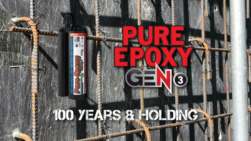 Pure Epoxy Gen 3 - High Strength Injectable Concrete Adhesive