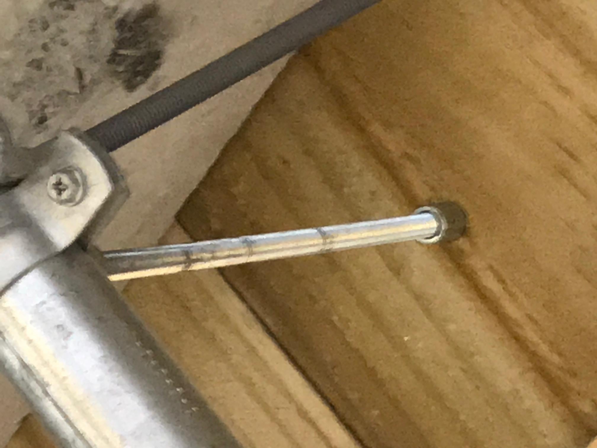 Sesto Fasteners ICCONS Rod Hanger in use timber application.