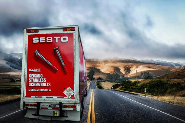 Sesto Fasteners Truck Ad Wide