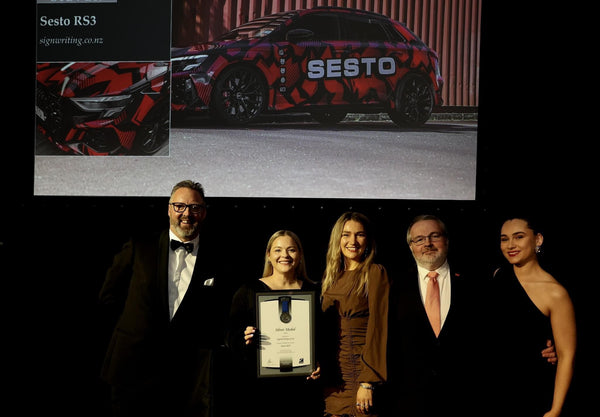 NEW: SESTO Wins Silver at 2024 NZ Sign Display Awards!