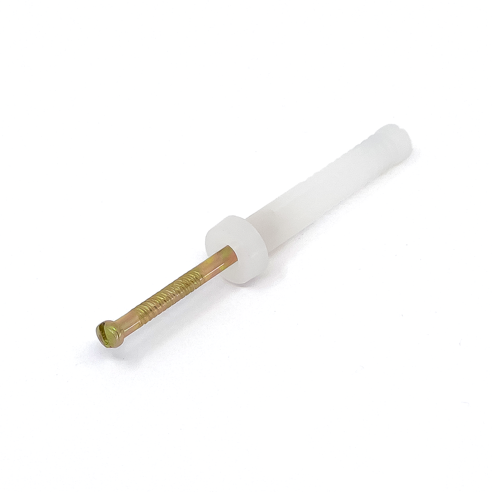 Nylon Nail in Anchor - Round Head - Zinc