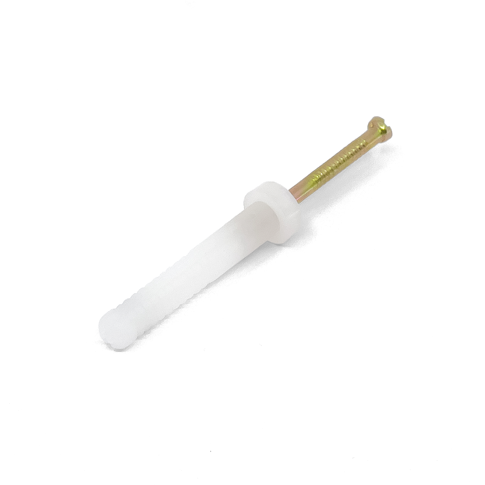 Nylon Nail in Anchor - Round Head - Zinc