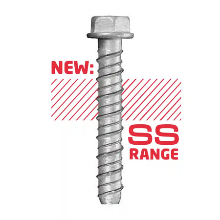 Screwbolt Image promoting new Stainless Steel bolt range. 