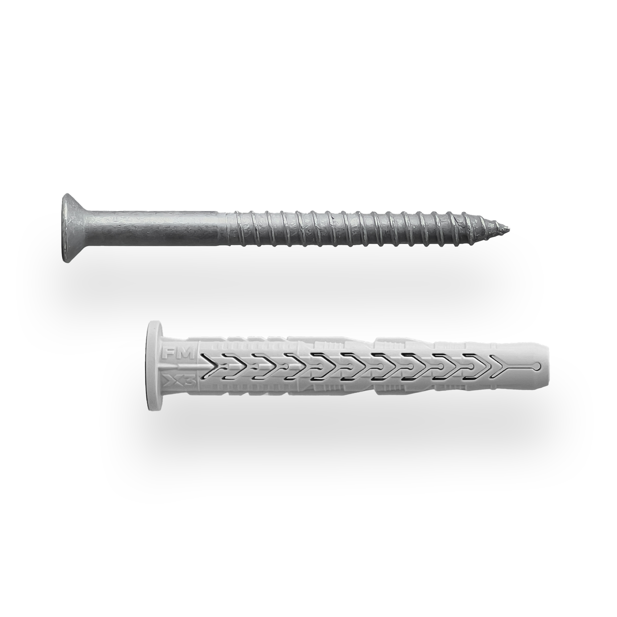 Friulsider FM-X5 Nylon Frame Fixing - Countersunk - Galvanised