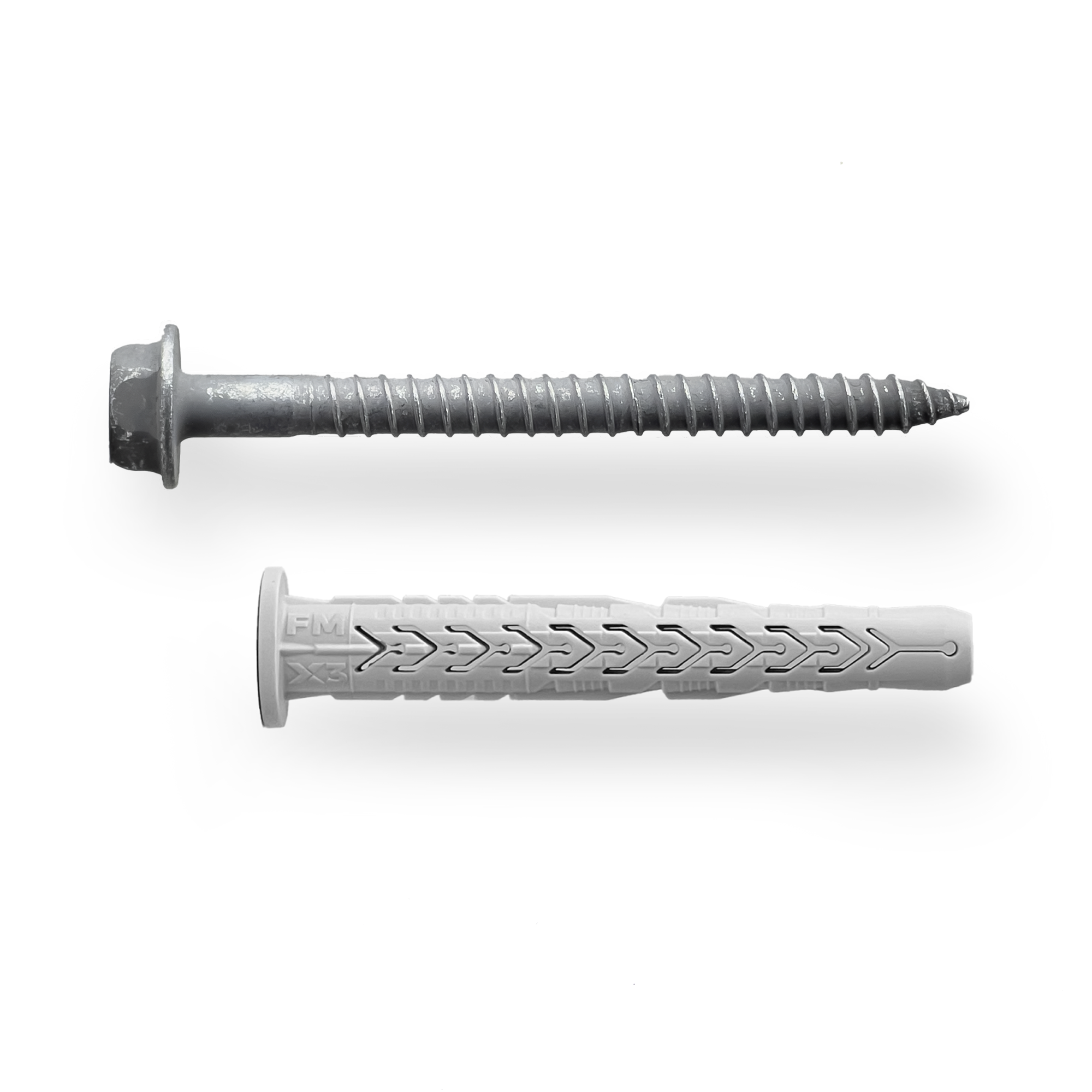 Friulsider FM-X5 Nylon Frame Fixing - Hex Head - Galvanised