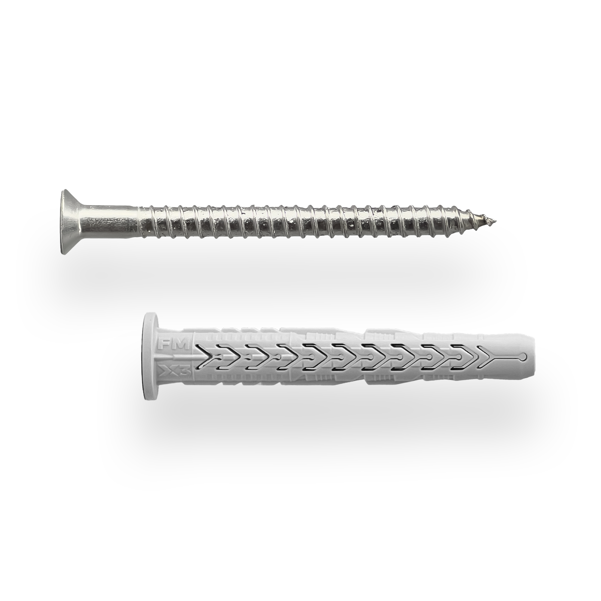 Friulsider FM-X5 Nylon Frame Fixing - Countersunk - Stainless Steel