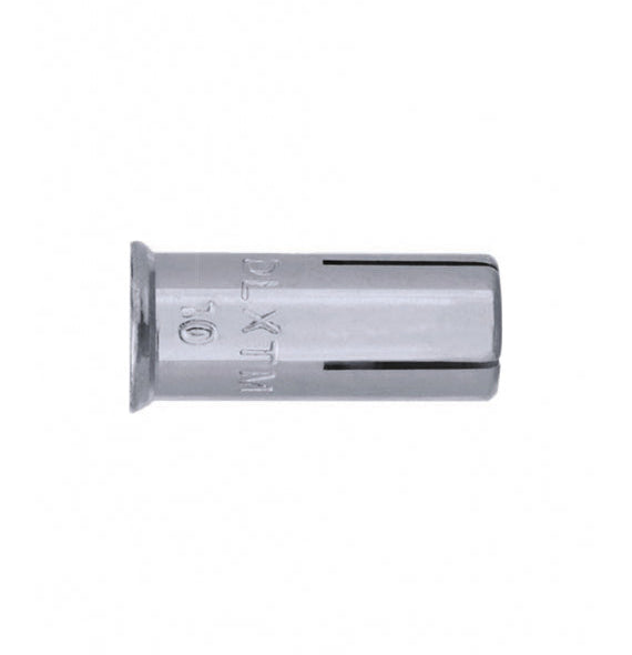 DLXTM lipped drop in anchor with zinc finish. 