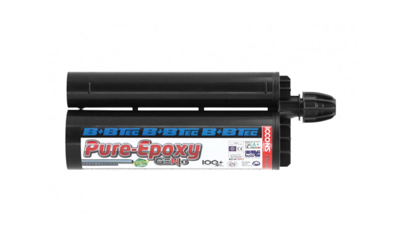BIS-PE GEN3 pure epoxy seismic concrete adhesive anchor for use in concrete with a chemical anchor or a chem stud