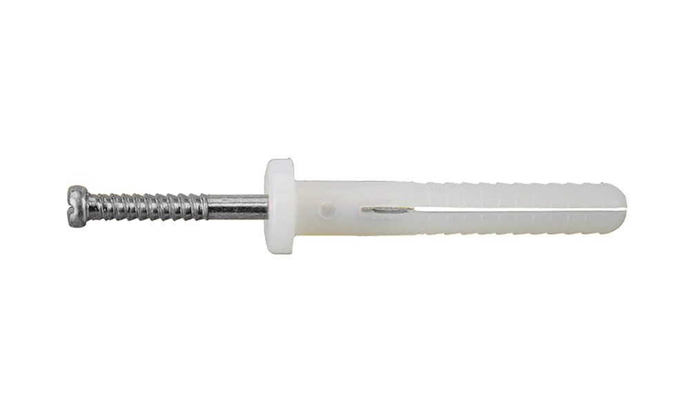 ICCONS Nylon anchor with round head side image. 