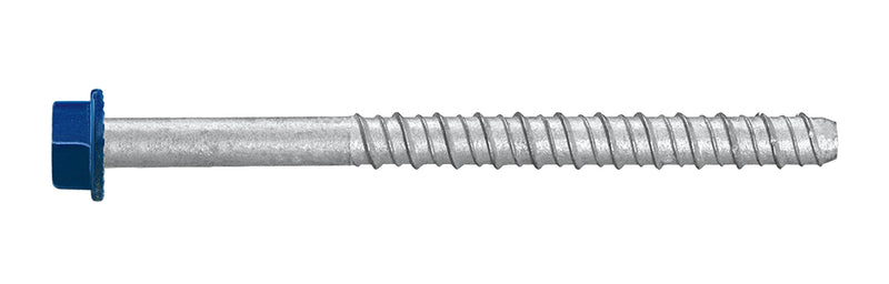 Blue head 10 x 150 galvanised screwbolt made for bottom plate anchoring 