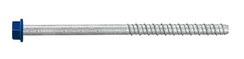 Our blue head 10 x 200 galvanised screwbolt is made for bottom plate anchoring - commonly known as a dynabolt or excalibur bolt