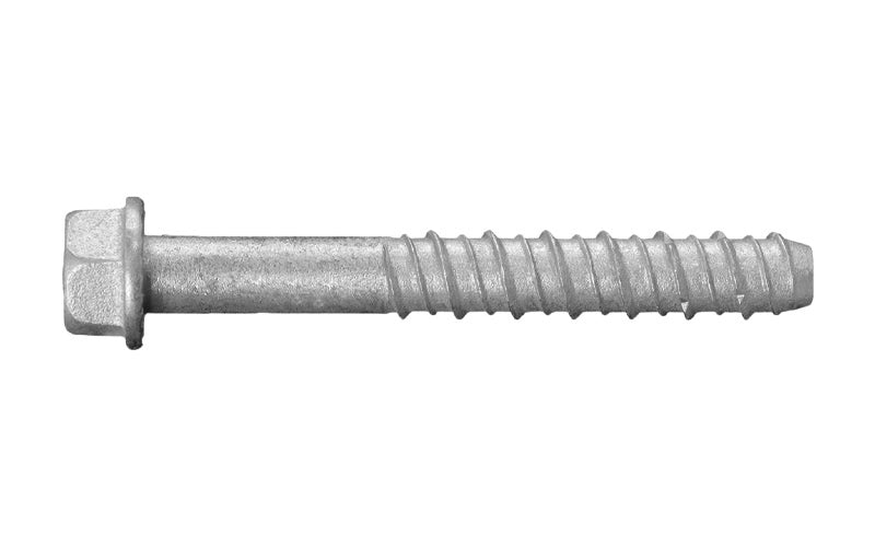 The thunderbolt pro screwbolt is a galvanised concrete anchor with a hex head - commonly known as a dynabolt or excalibur bolt