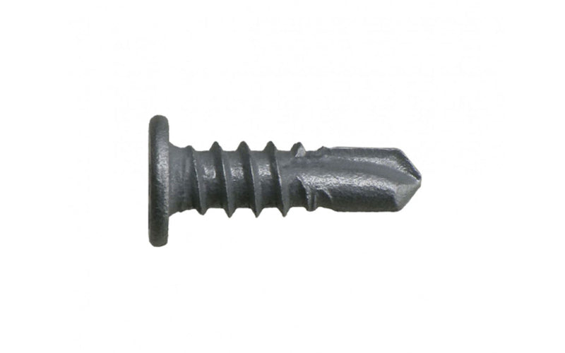 Self Drilling Flathead screw for drilling into steel in galvanised finish
